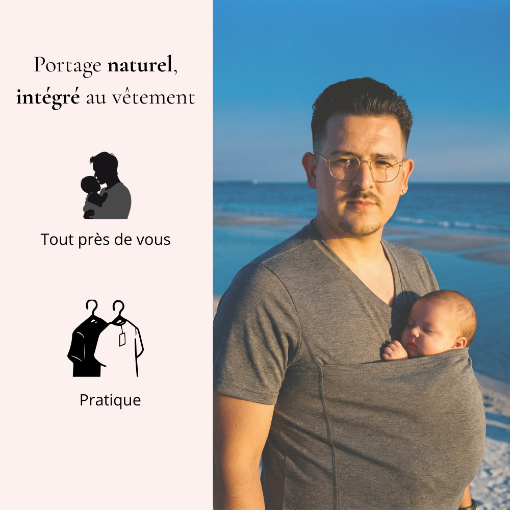 T-shirt Kangourou Porte-bébé