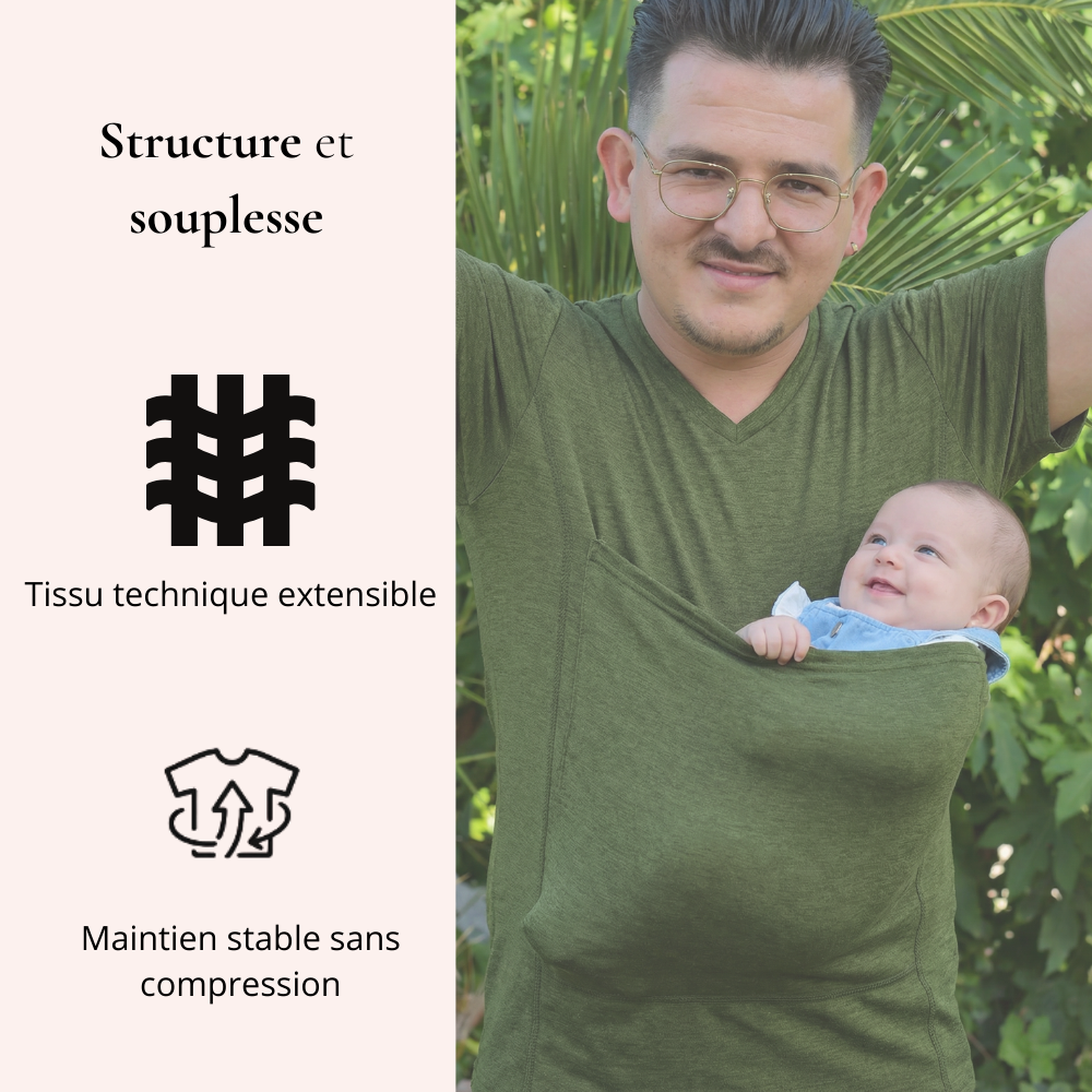 T-shirt Kangourou Porte-bébé