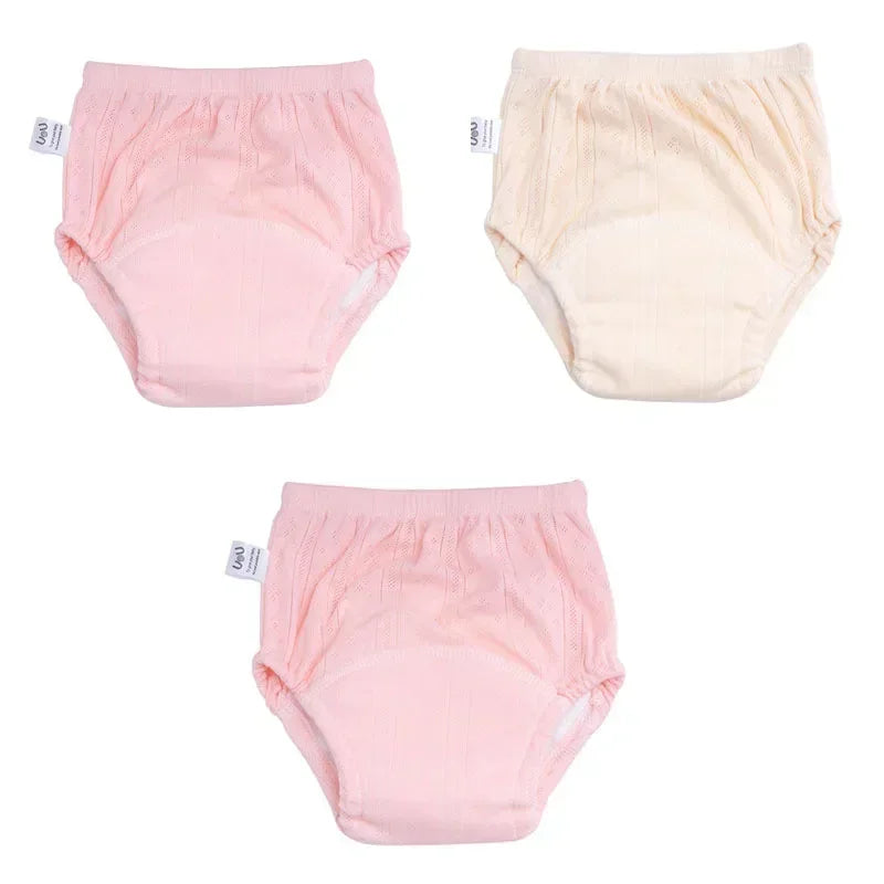 3PCS/LOT Candy Colors Newborn Training Pants Summer Baby Shorts Washable Boy Girls Cloth Diapers Reusable Nappies Infant Panties